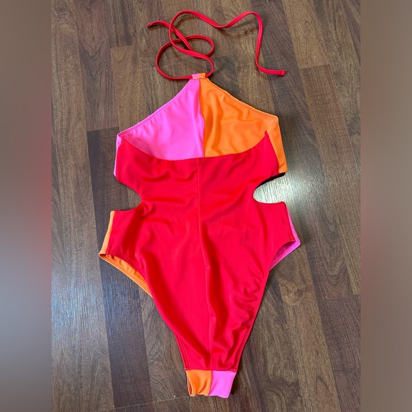 Parade Split Colour One Piece Swimsuit - Picture 2 of 4
